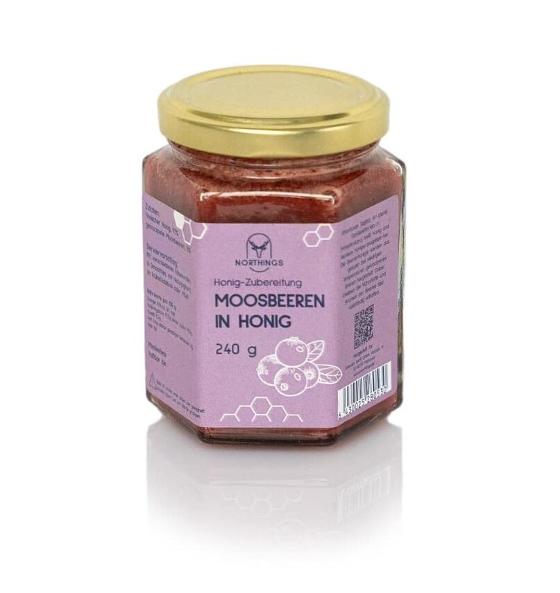 Moosbeeren Cranberry Honig Finnland naturhonig kaufen