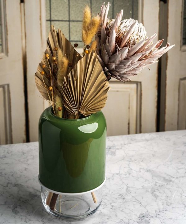 Grüne verstellbare Vase Muurla