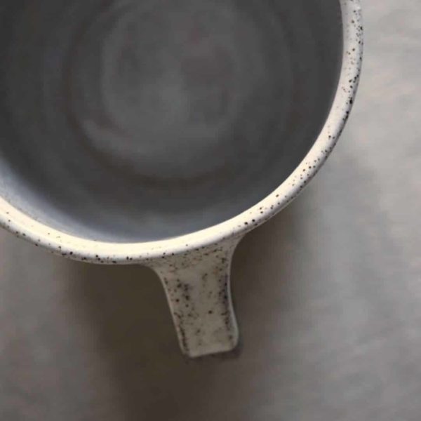 Nordische braun weiß Tasse Geschirr Keramik