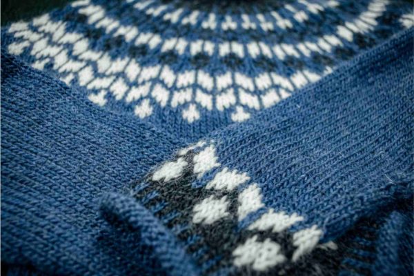 Island Pullover Wolle Gestrickt Muster Norwegen