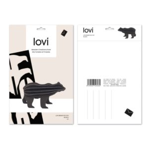 black Bear finnische Birke nachhaltig Aufforstung Designprodukt Dekoration