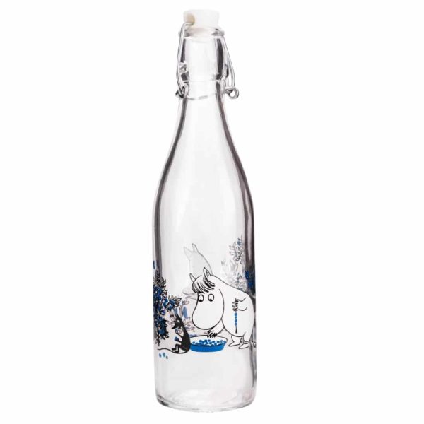 0,5L Glasflasche mit Bügelverschluss eignet sich ideal für den Transport und das Servieren von Heiß- und Kaltgetränken.
