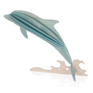 Delfine Blau Holz Dekoration Lovi