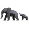 Elefanten Papier Deko Papercraft 3D