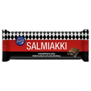 Salmiakki Schokolade Salzig süß Fazer Lakritz Finnland Süßigkeiten