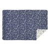 Wolldecke TUISKU Blau Decke Decke aus Wolle Design Wolltextilien Zierdecke