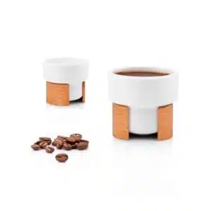 Becher Designobjekt Eichenfurnier Espresso Cup Espressobecher Finnisches Design