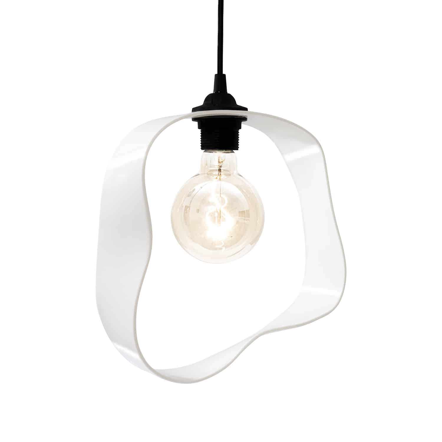 Designlampe Pendelleuchte Deckenlampe weißes Porzellan handgemacht Unikat