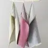 Mehrzwecktuch Geschirrtuch Handtuch 100% Leinen Leinenstoff Wendetuch zweifarbig