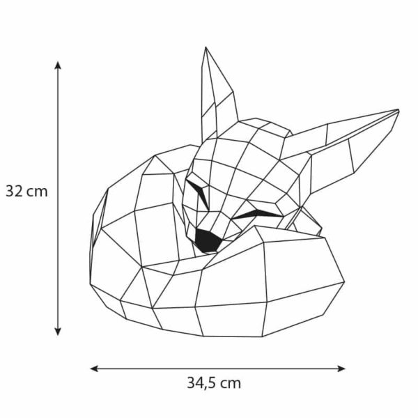 Fuchs Papier Papercraft Bastelln 3D