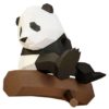 panda deko papercraft papier puzzle 3D