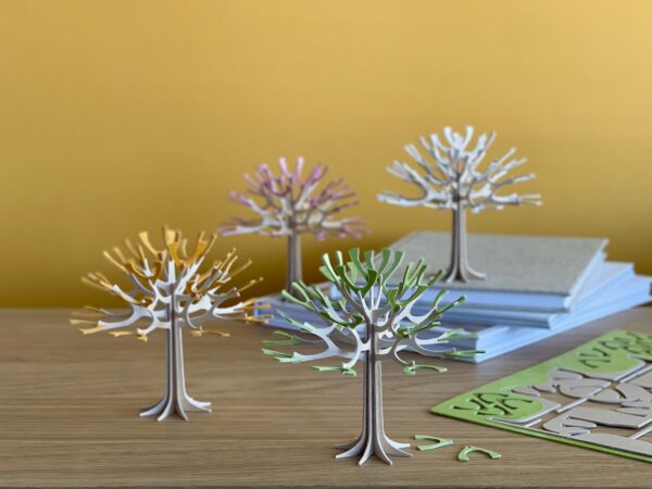 mini-baum deko baum holzbaum lovi postkarte jahreszeiten kirschblüten apfelbaum dekobaum