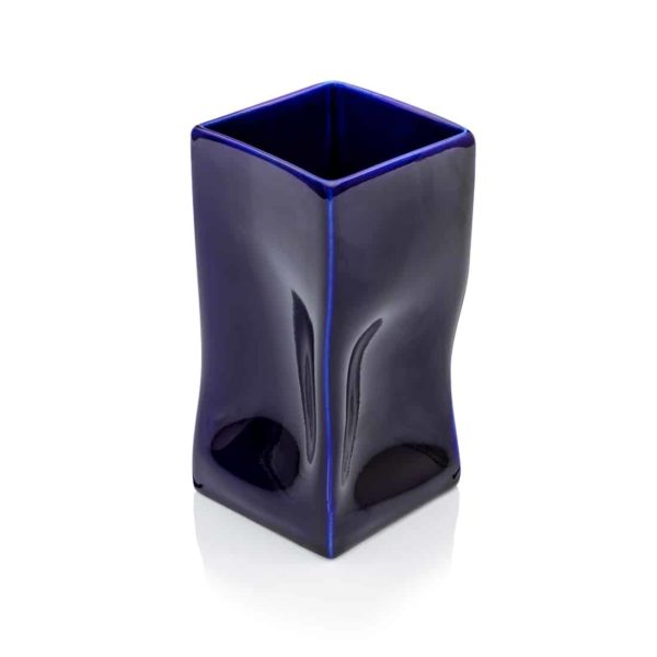 vase porzellan blau elektrisch tüte