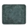 Marmor grün Tablette Platte Eckig