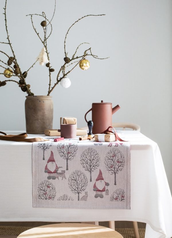 Tischläufer Baumwolle ekelund weihnachten wichtel