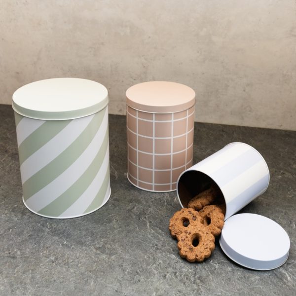 Aufbewahrungsdose Metall grün Deckel Vorratsdose Behälter Küche