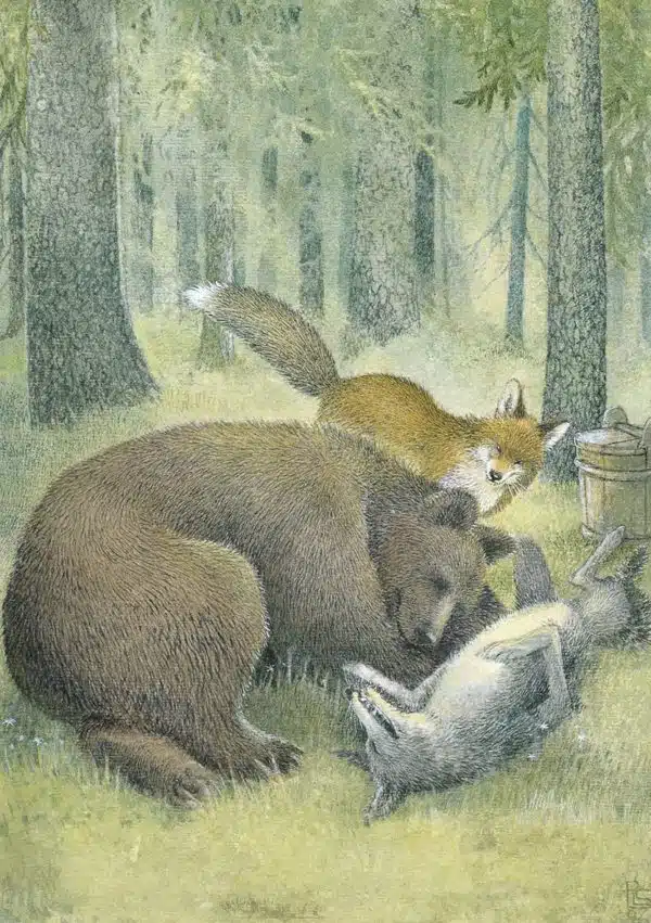 Buch Von Fuchs, Wolf und Bär… Tiermärchen aus dem hohen Norden