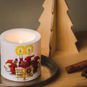 Mauri Kunnas Muurla Weihnachtsmann Kerze Mäuse