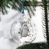 Mumin Skifahren Glaskugel Weihnachtskugel Muurla