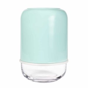 vase grün blumenvase glas verstellbar minze pastellgrün
