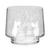 Mumin Teelichhalter Glas Schale Wald Design Muurla