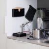 Kaffeefilterhalter Filtertütenhalter Metall Schwarz Wand nordisch