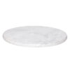 Drehteller Marmor Tablett Servierteller stein weiß Marmorteller drehbar