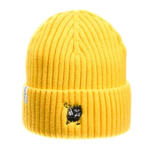 mumin mütze gelb erwachsene stinky strickmütze warm