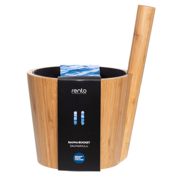 rento saunakübel sauna eimer bambus holz hell design