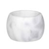 Serviettenring Marmor Set weiß grau elegant marmorring stoffserviette
