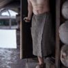 saunahandtuch männer sauna wickelhandtuch hüfte geschenk
