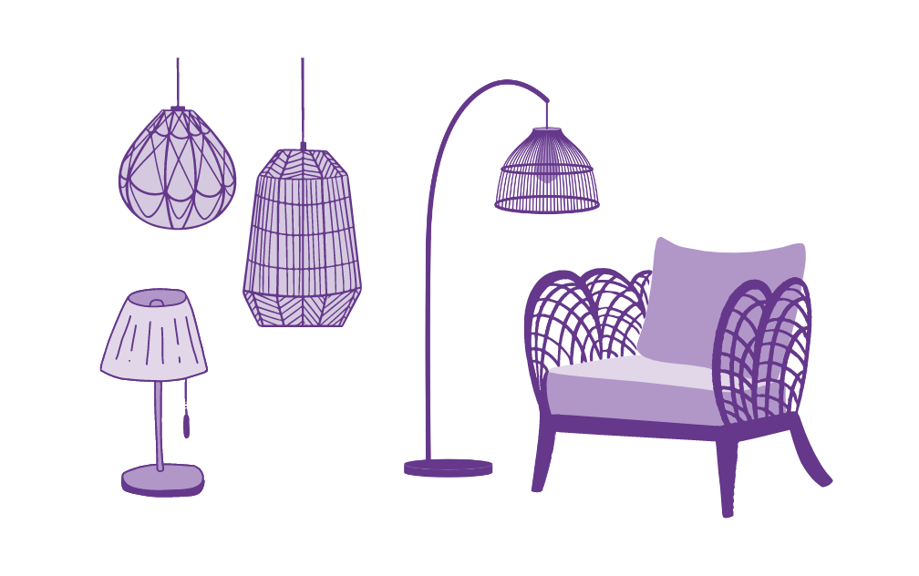 Lampen Skandinavisch Design Stehlampe Beleuchtung Lampenschirm