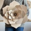 Holzblume-groß-Wanddeko-Dekoblume-Wandblume-Holz-Lovi-Puzzle-geschenk 48cm