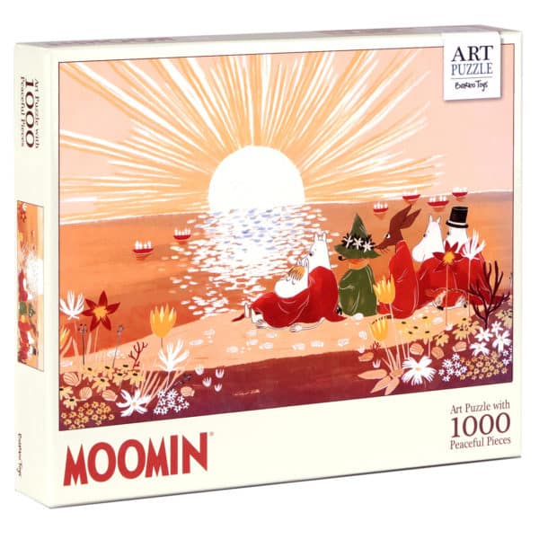 Mumin puzzle 1000 teile abendrot mumintal moomin spiel sonnenuntergang