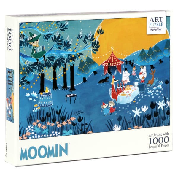 mumin puzzle 1000 teile moomin spiel geschenk blau bild kunstpuzzle kinder
