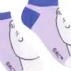 Mumin Sneaker Socken Füßlinge Lila Violett Mumintroll nordicbuddies
