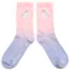 Mumin Socken Tennissocken lila rosa tie-dye farbverlauf moomin