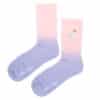 Mumin Socken Tennissocken lila rosa tie-dye farbverlauf moomin snorkfräulein damen