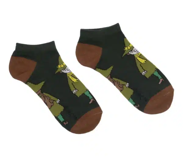 Mumin Sneaker Socken Schnupferich Mumrik Füßlinge Grün