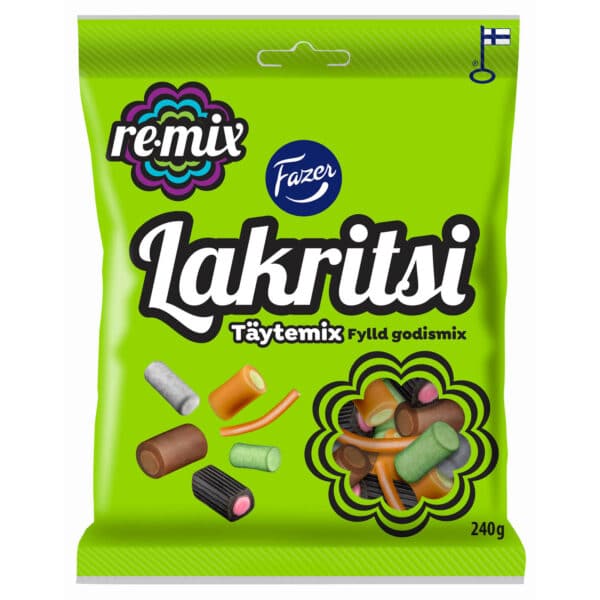 Remix_fruchtgummi lakritz lakritze fazer finnland mixtuete bonbonmischung bonbon