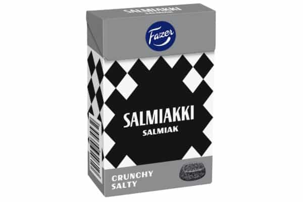 Salmiakki_Crunchy_Salty_70g_Lakritz Lakritzbonbon Fazer Salmiak Bonbon Finnland salzig süss