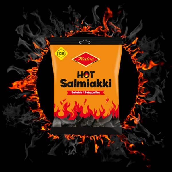 Salmiak Hot Salmiakki Lakritz Süßigkeiten Halva Finnland scharf salzig