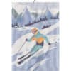Alpin skifahren ski 35x50 abfahrt alpen berge wintersport schnee Kuechentuch geschirrtuch handtuch gästehandtuch kuechentisch deko kaufen