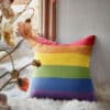 Pride 40x40 kissenbezug bezug biobaumwolle Cushion cover pillow case queer proud csd lgbt gay