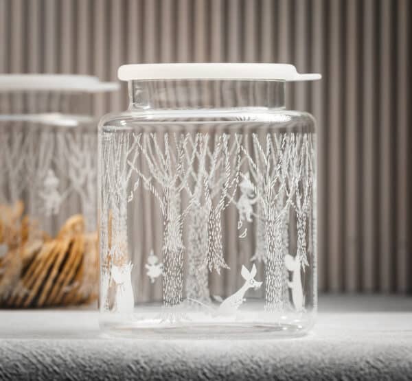 Mumin Design Glasdose Luftdicht Keks Aufbewahrung Tove Jansson