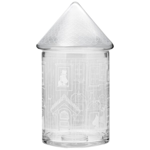 Mumin Keksbehälter Glas Mumins Laterne Darstellung Tove Jansson Muurla