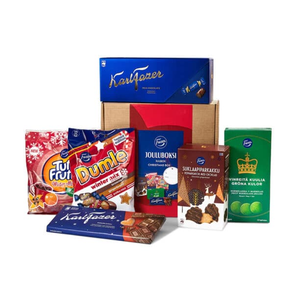 süßigkeiten box weihnachten geschenkbox schokolade fazer pfefferkuchen kaufen