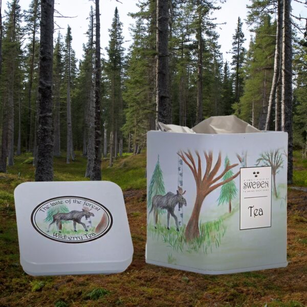 nordische beeren tee kaufen metalldose geschenk schwedisch waldbeeren elch