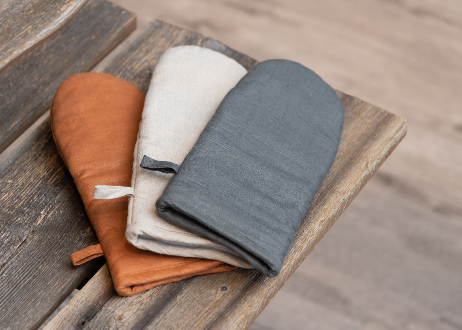 Ofenhandschuh Leinen "Pellava", 13x33cm, Fanni K