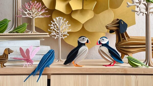 Lovi Dackel Holzfiguren kaufen Lunni Vögel Holztiere Dekoration